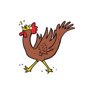 Cartoon Rooster N14