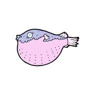 Cartoon Blowfish N3