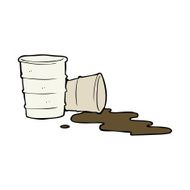 cartoon office coffee