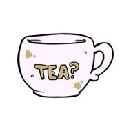 cartoon cup of tea