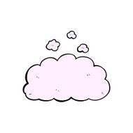 cartoon fluffy pink cloud N2