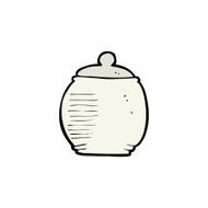 cartoon old pot