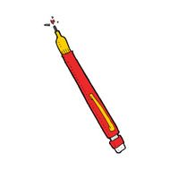 Cartoon Pencil N10
