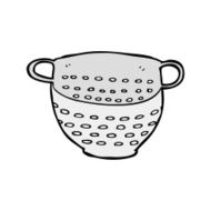 cartoon colander