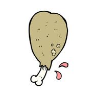 Cartoon Chicken Leg N28