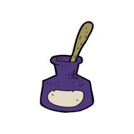 cartoon ink pot N2