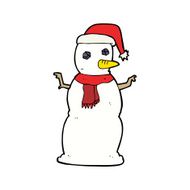 Cartoon Snowman N15