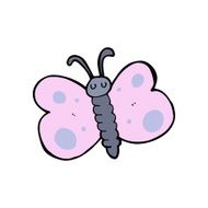 Cartoon Butterfly N13