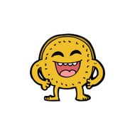 cartoon happy coin N2
