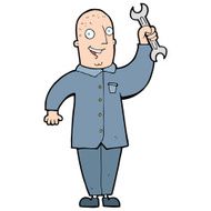 Cartoon Mechanic N12