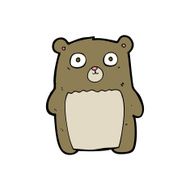 cartoon funny teddy bear