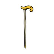 Cartoon Walking Stick N2
