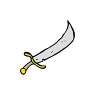 Cartoon Sword N10