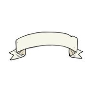 cartoon tattoo scroll banner N8