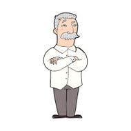 cartoon old man N2