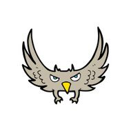 cartoon flying bird N3