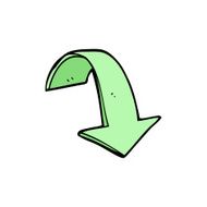 cartoon pointing arrows N4
