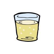cartoon whiskey glass N3