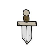 Cartoon Dagger N5