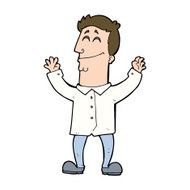 cartoon happy man N2