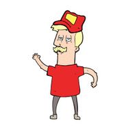 cartoon bored mechanic N2