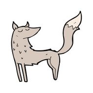 Cartoon Wolf N18