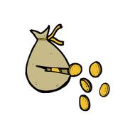 cartoon bag of money N4