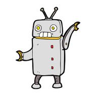 cartoon funny robot N5