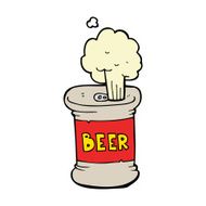 cartoon beer can N8