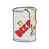 cartoon beer can N9