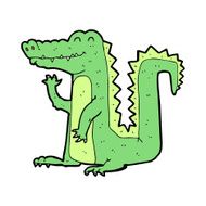 Cartoon Crocodile N19