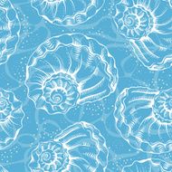 Shell seamless pattern N4