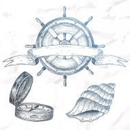 Items on the marine theme N19