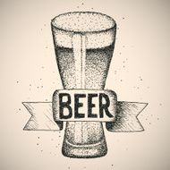 Beer Drawing by hand N4