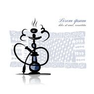 Hookah sketch for your design N2