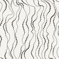 Seamless vector pattern of curved lines strung