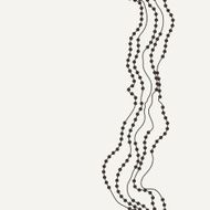 Seamless vector pattern of curved lines strung N2