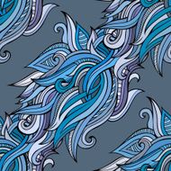 Vector seamless abstract nature pattern N2