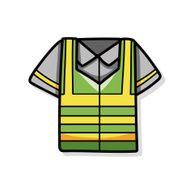 Reflective vests doodle