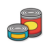 Canned food doodle