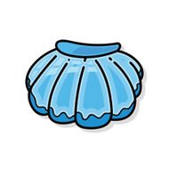 sea animal shell doodle N4