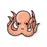 sea animal octopus doodle