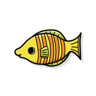 sea animal fish doodle N5