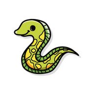 sea animal Eel doodle N2