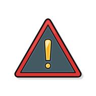warning sign doodle