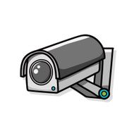 Surveillance cameras doodle N4