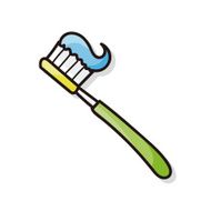 Toothbrush doodle