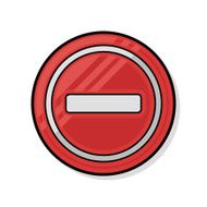warning sign doodle N2