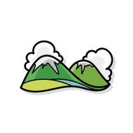 mountain doodle