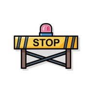 stop sign safety barriers doodle N2
